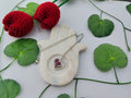 Florève necklace/Love garden - Anti-tarnish heart pendant with silver chain