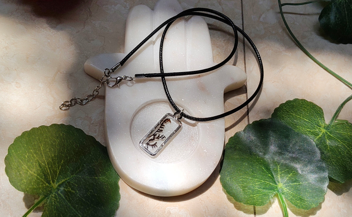 Florève necklace/BlackGrass